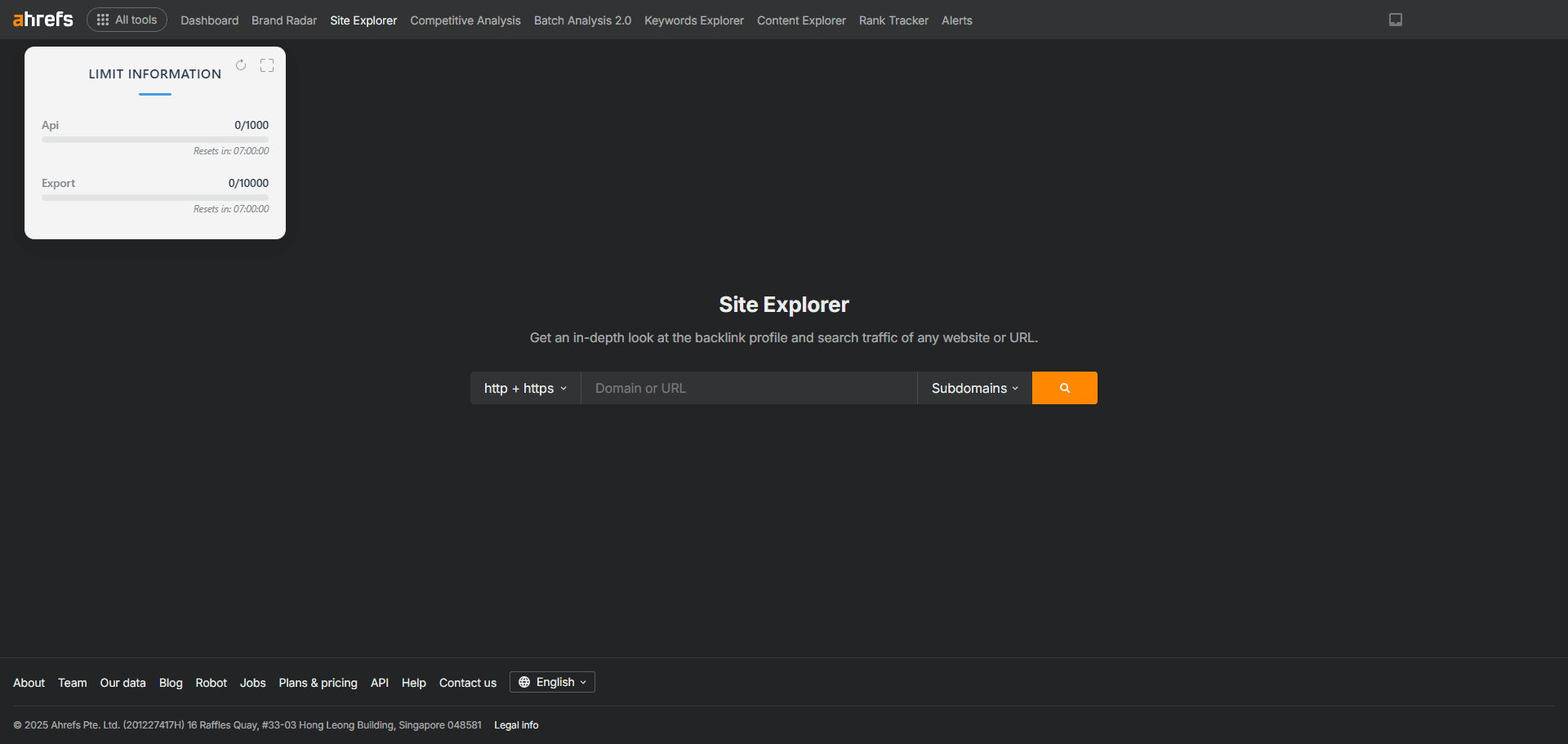 Ahrefs SEO Tool